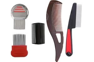 RJDJDLXM 5pack Dandruff Comb Set, Hair Grooming & Cleaning Tool, Multi-Functional Scalp Detox Comb for Men Women Adults, Stai