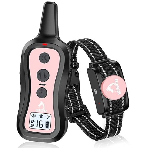 PATPET Dog Training Collar with Remote(8-100 lbs), Rechargeable
