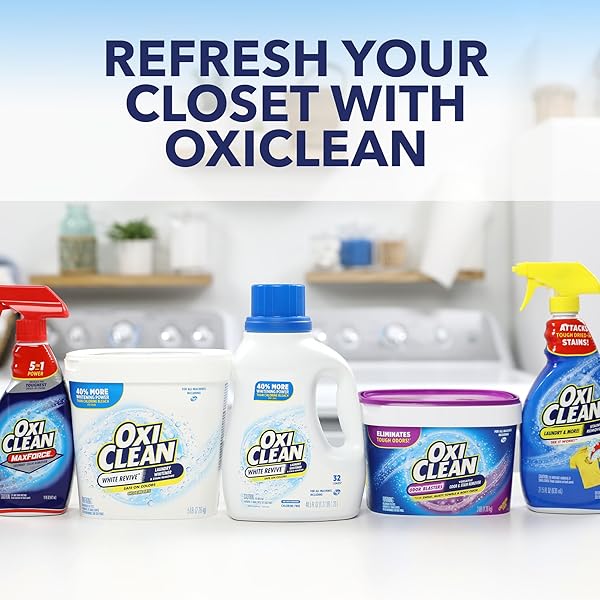 OXICLEAN WHITE REVIVE LAUNDRY WHITENER AND STAIN REMOVER LIQUID, 50 FL OZ
