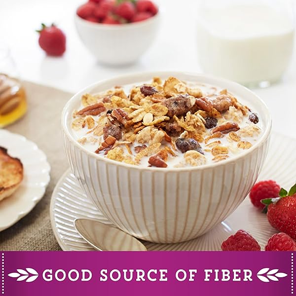 GREAT GRAINS RAISINS DATES & PECANS BREAKFAST CEREAL, CRUNCHY CLUSTERS WITH SWEET FRUIT AND WHOLE GRAINS, NON-GMO, 25 OZ BOX