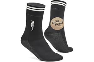 OMYAFL Water Socks 3mm Neoprene Socks Sand Proof Socks for Beach Soccer Volleyball, Waterproof Socks Keep Warm Diving Socks
