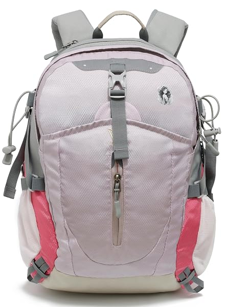 WGOOURS KIDS 18L EARLY SCHOOL AGE HIKING WATERPROOF OUTDOOR CAMPING TRAVEL BACKPACK, BREATHABLE PANEL & PICNIC MAT (MERMAID)