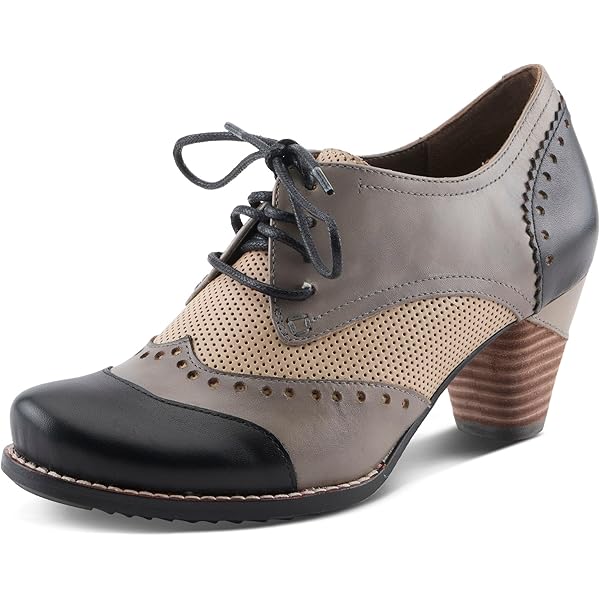 Amazon.com | L'Artiste ALSEHI Baroque Leather Pump – Embossed Slip