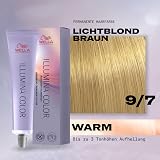 Wella Illumina Color Permanent Hair Color 9/7 Very Light Brunette Blonde view 2