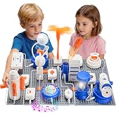 Science Kits for Kids with 66 PCS DIY Circuit Parts &amp; 1200+ Projects | Circuit Board for Kids with Color Project Manual,STEM Educational Toy Gifts for Kids Boys Girls Ages 6 7 8 9 10 11 12
