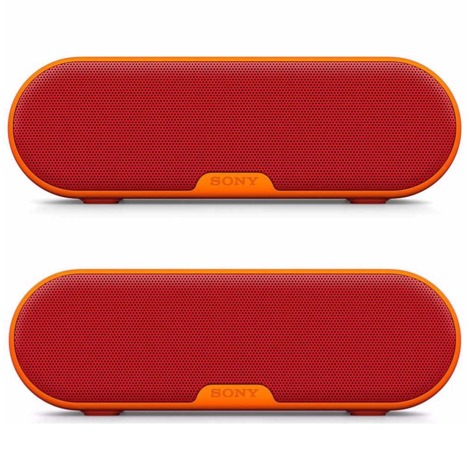 sony speaker red
