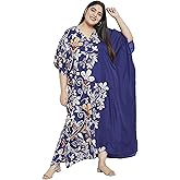 Oussum Women Long Maxi Plus Size Polyester Kaftan Caftan Gown Beach Party Casual Dress Swimwear Cover Up Lounge Resort Wear