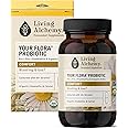 Your Flora Probiotic Comfort – Non-GMO Probiotics with Fermented Soybean, Chamomile, Fennel, Prebiotics, Digestive Enzymes for Digestion & Bloating – Prebiotics, Postbiotics – Living Alchemy, 60 Pcs
