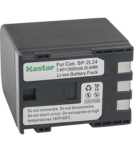 Amazon.com : Kastar Battery for Canon BP-2L12 BP-2L13 BP-2L14 BP
