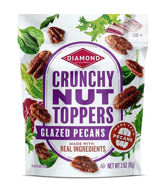 CRUNCHY NUT TOPPERS – GLAZED PECANS