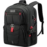 LOVEVOOK 17 Inch Laptop Backpack with Insulated Lunch Compartment,Work Backpack for Men USB Charging Port for Picnic