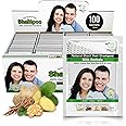 Biogreen Roots Ammonia-Free Herbal Hair Shampoo - Effectively Covers Gray Hair for Men and Women - Natural Color and Herbal Nourishment - No Stain on Skin - Natural Black (100 sachets x 25 ml)