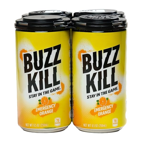 BUZZKILL RECOVERY DRINK, FEEL BETTER THE NEXT DAY, 8.5 OZ (PACK OF 4)