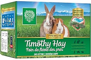 Small Pet Select 2nd Cutting Perfect Blend Timothy Hay Pet Food for Rabbits, Guinea Pigs, Chinchillas and Other Small Animals, Premium Natural Hay Grown in The US, 12 LB