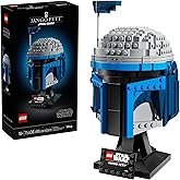 LEGO Star Wars Jango Fett Helmet - DIY Model Kit for Adults 18+ - Collectible Building Set - Room Decor Idea for Attack of Th
