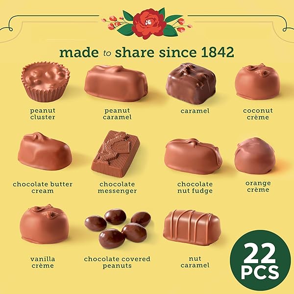 WHITMAN’S SAMPLER MOTHER’S DAY MILK CHOCOLATES GIFT BOX, 10 OUNCE (22 PIECES)