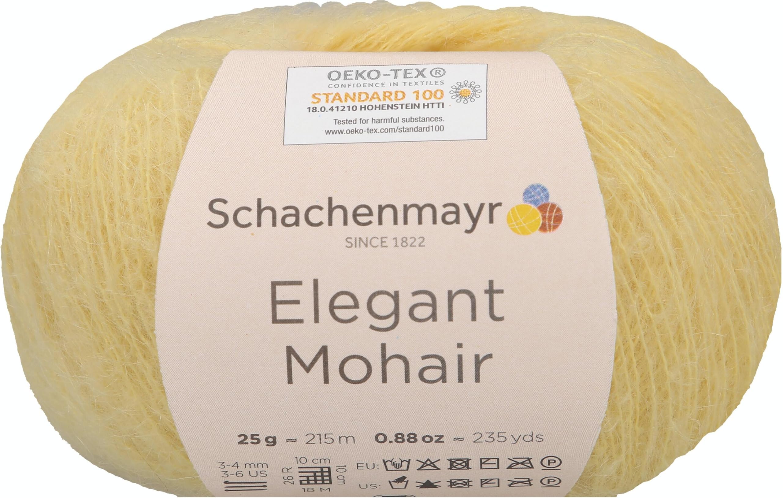 Schachenmayr Elegant Mohair, 25 g Vanilla Hand Knitting Yarn — image 1