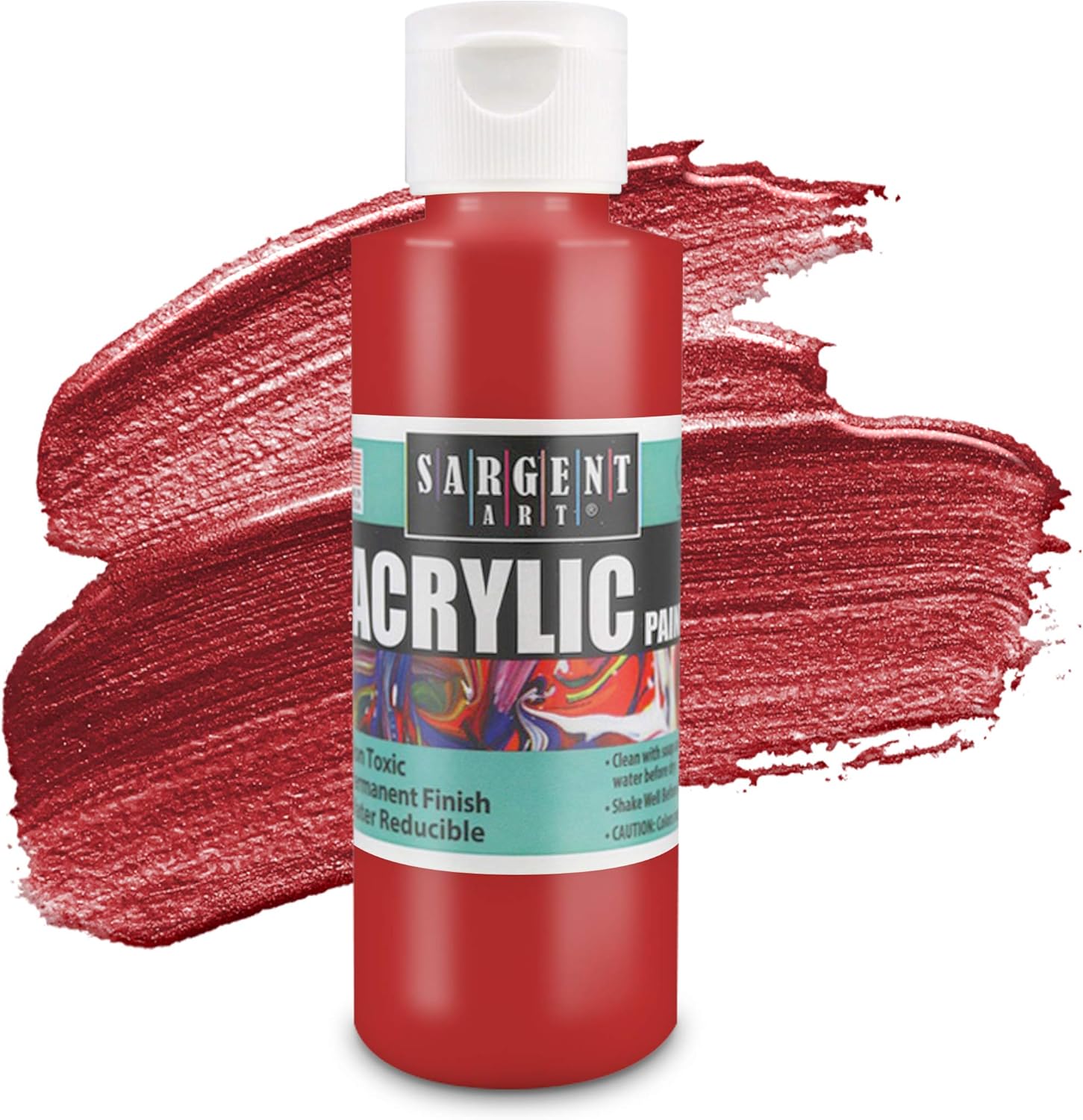 22-4806 Sargent Art Primary Acrylic Paint Set, 4 Ounce, 6-Pack