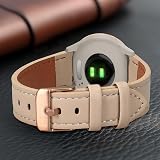 kwmobile Leather Watch Strap for Garmin vivoactive 6, vivomove Trend, view 3