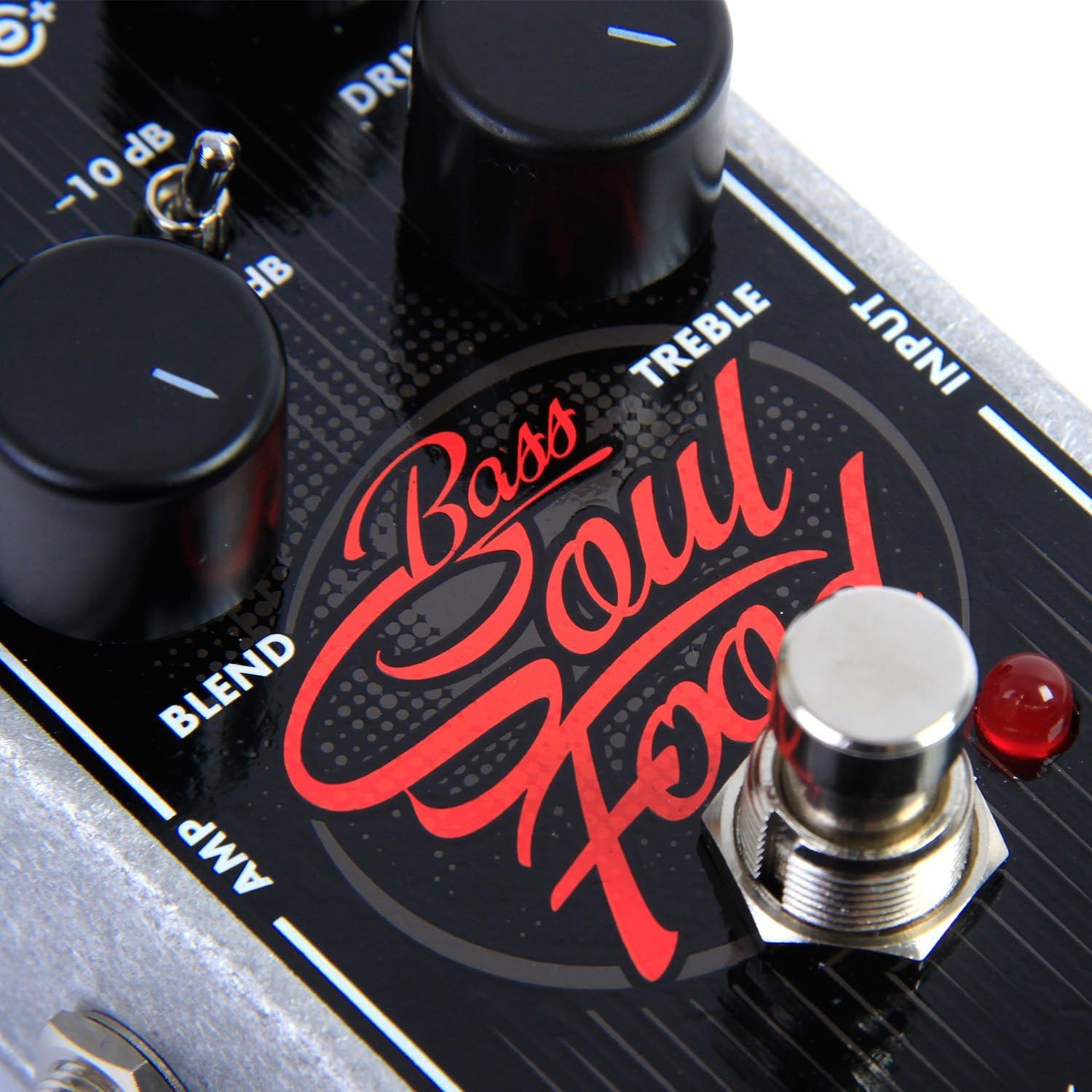 Electro-Harmonix Bass Soul Food Bass Distortion Effects Pedal, Black - Image 5