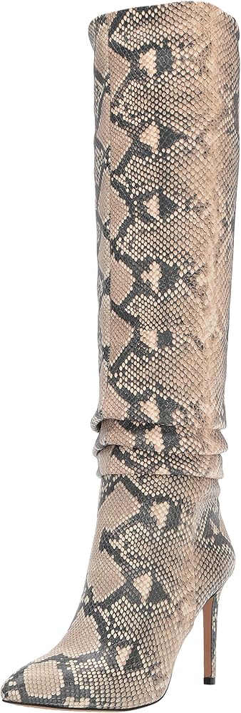 kashiana leather scrunch over the knee boots