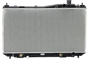 BESUTO Aluminum Radiator | Compatible with Honda CIVIC L4, 1.7L,2001-2005 | 16mm Core Thickness | Replaces CU2354