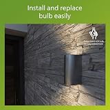 Philips Nightingale Outdoor Wall Light IP44 Aluminium E27 Bulb Sold Separately view 7