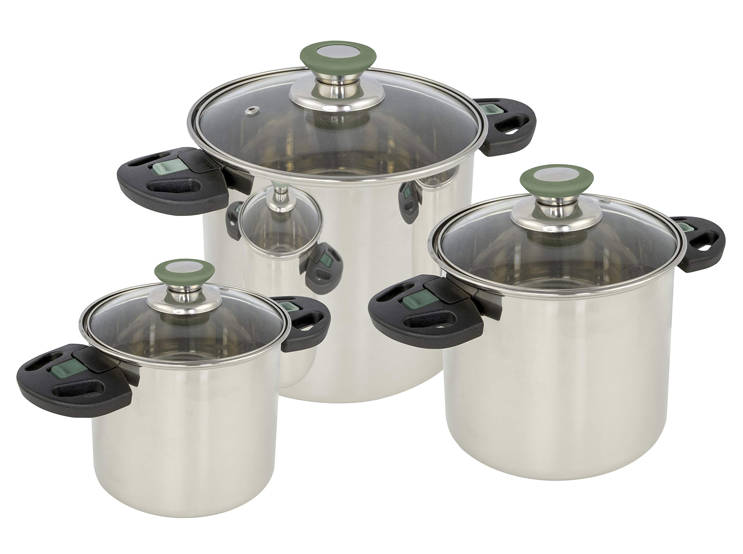 Bo-Camp - Cookware set - Elegance Compact 3 - Stainless steel