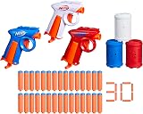 Nerf Backyard Triple Blasters & Targets Set 3 Foam Darts 30 Darts Ages 8+