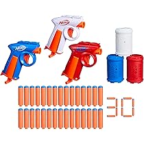 NERF イガン セット 5丁 Amazon.com: Nerf N Series Backyard Triple Pack, Includes 3 Flex