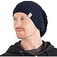 Oversized Winter Slouchy Knit Beanie - Mens Warm Fall Hat Womens Dreadlock Cap Large Slouch Tam for Big Heads