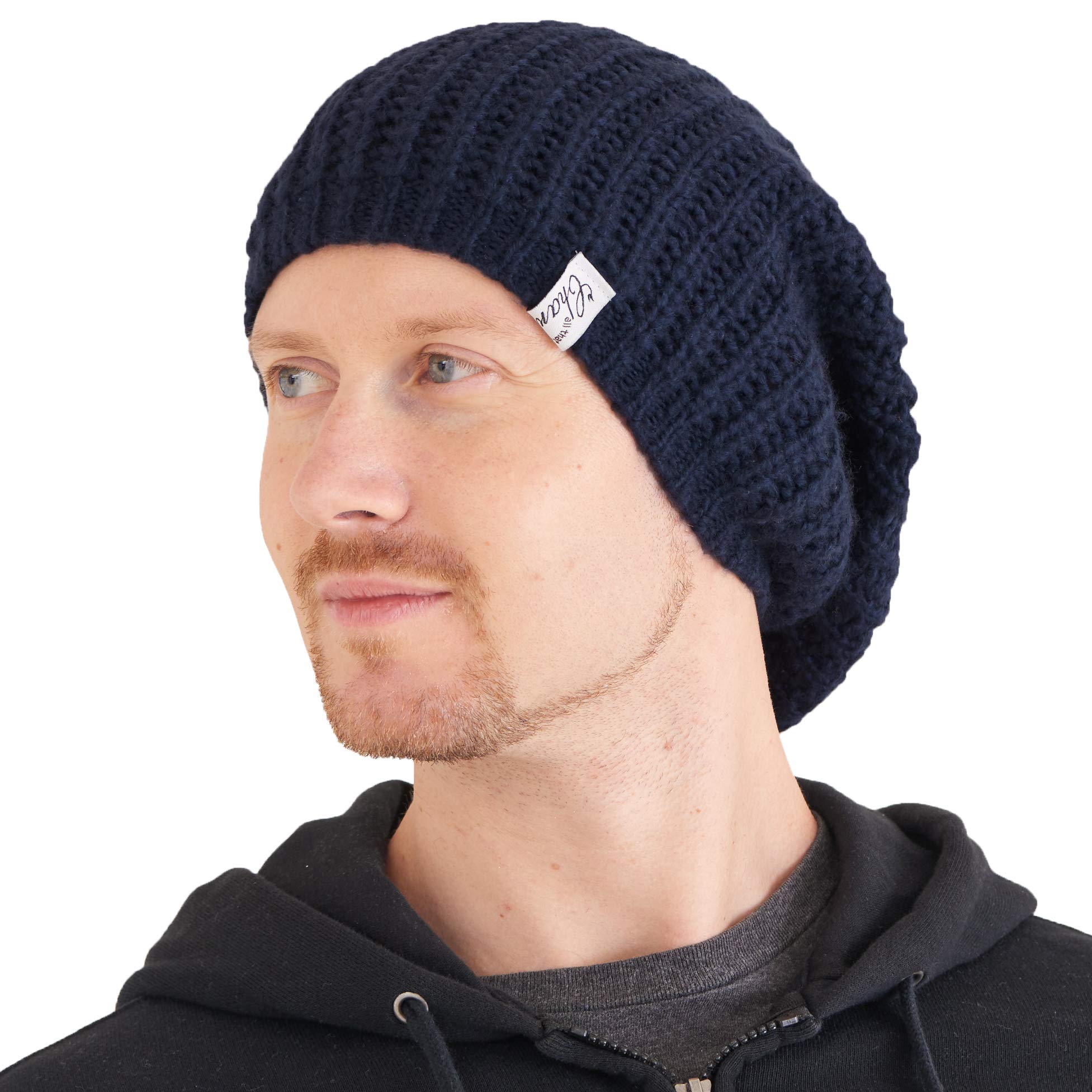 Oversized Winter Slouchy Knit Beanie - Mens Warm Iceland - View #8