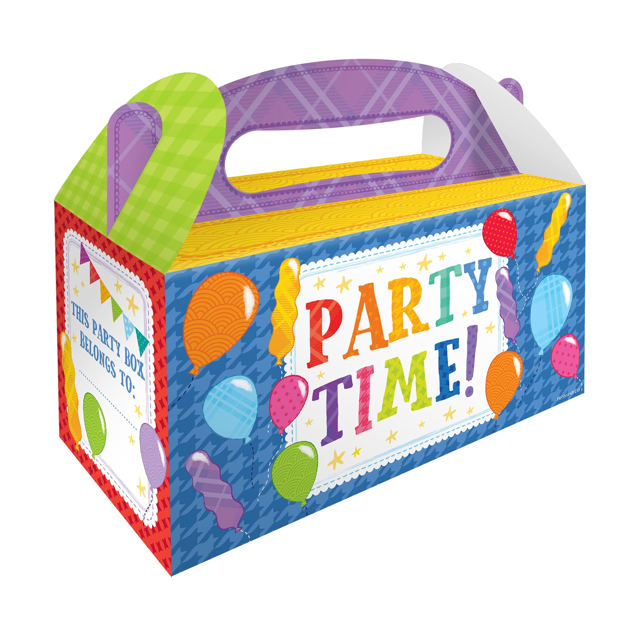 12 x Party Time Lunch Boxes (Large)