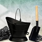 Trendi Heavy Duty Metal Fireside 41cm Large Waterloo Coal Bucket Hod Storage view 4