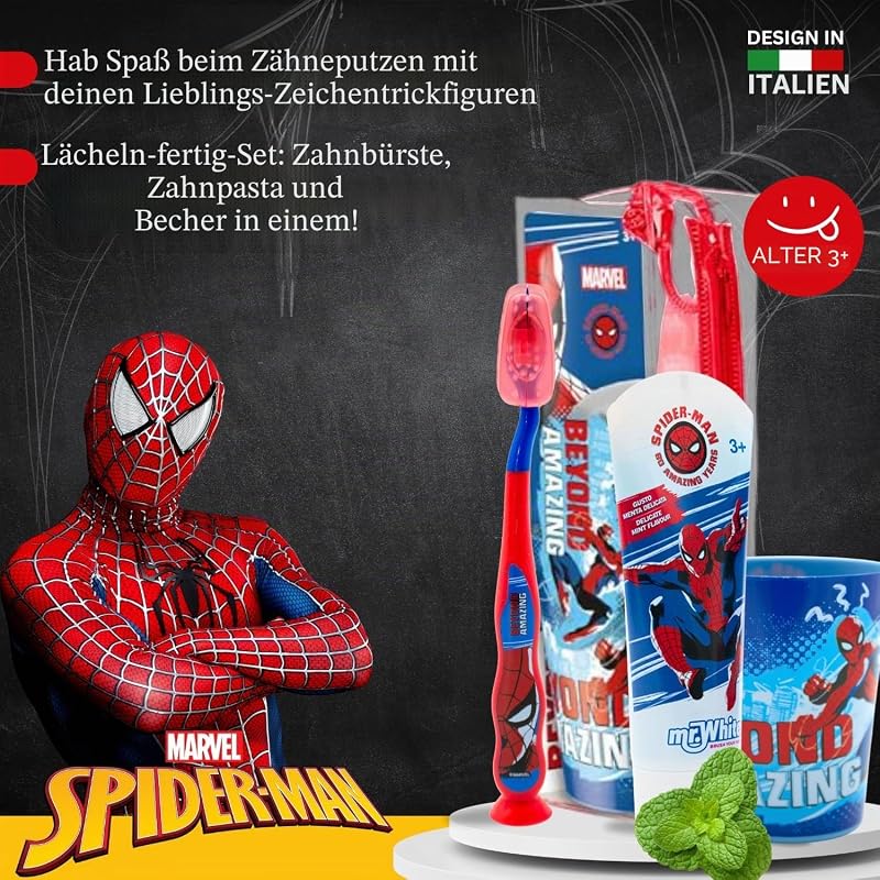 Jr Federmäppchen mit Spider-Man Set