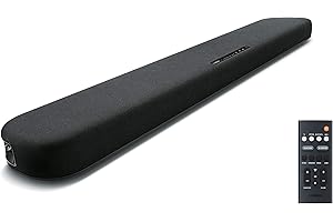 Yamaha SR-B20 Sound Bar for TV with Built-in Bluetooth, Sound Bar with Built-in Subwoofers, HDMI Capable, HDMI ARC, Optical I