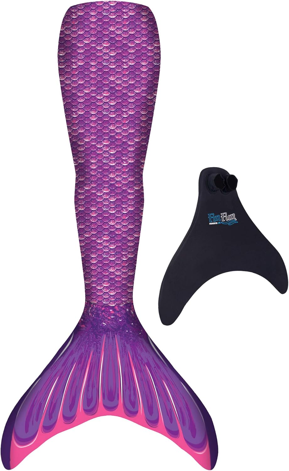 Fin Fun Starter Mermaid Tail and Monofin for Swimming for Kids – Boys & Girls: Toys & Games