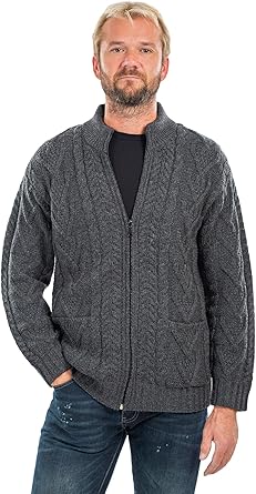 men's zipper cardigan sweaters