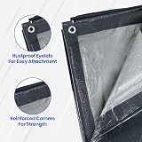 ASAB Tarpaulin 3m x 5m / 10ft x 16.4ft 140GSM Waterproof Tear Resistant Heavy view 8