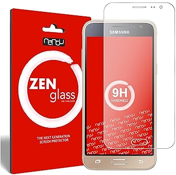 nandu I ZenGlass Flexible Glas-Folie für Samsung Galaxy J3 2016 Panzerfolie I Display-Schutzfolie 9H