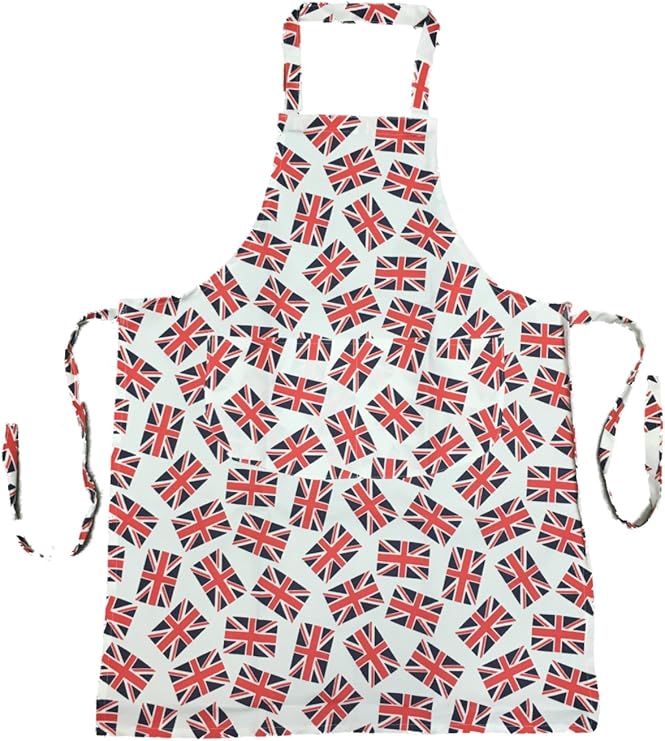 Union Jack Design BBQ Cooking Chef Kitchen Baking Apron/One Size