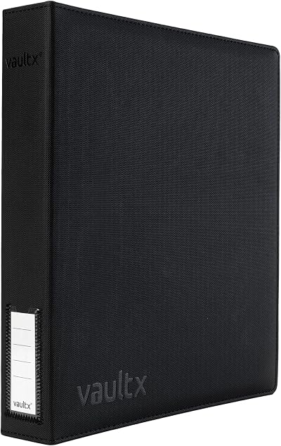 Vault X Exo Tec Ring Binder Slim 540 Cards Black/Green Trading Card