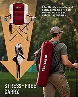 Voyager 2 Pack Outdoor Camping Chair Set 120kg Capacity Folding Chairs view 4