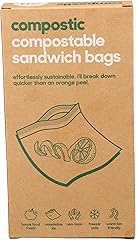 Compostic Compostable Sandwich Bags 20 Count, 20 CT