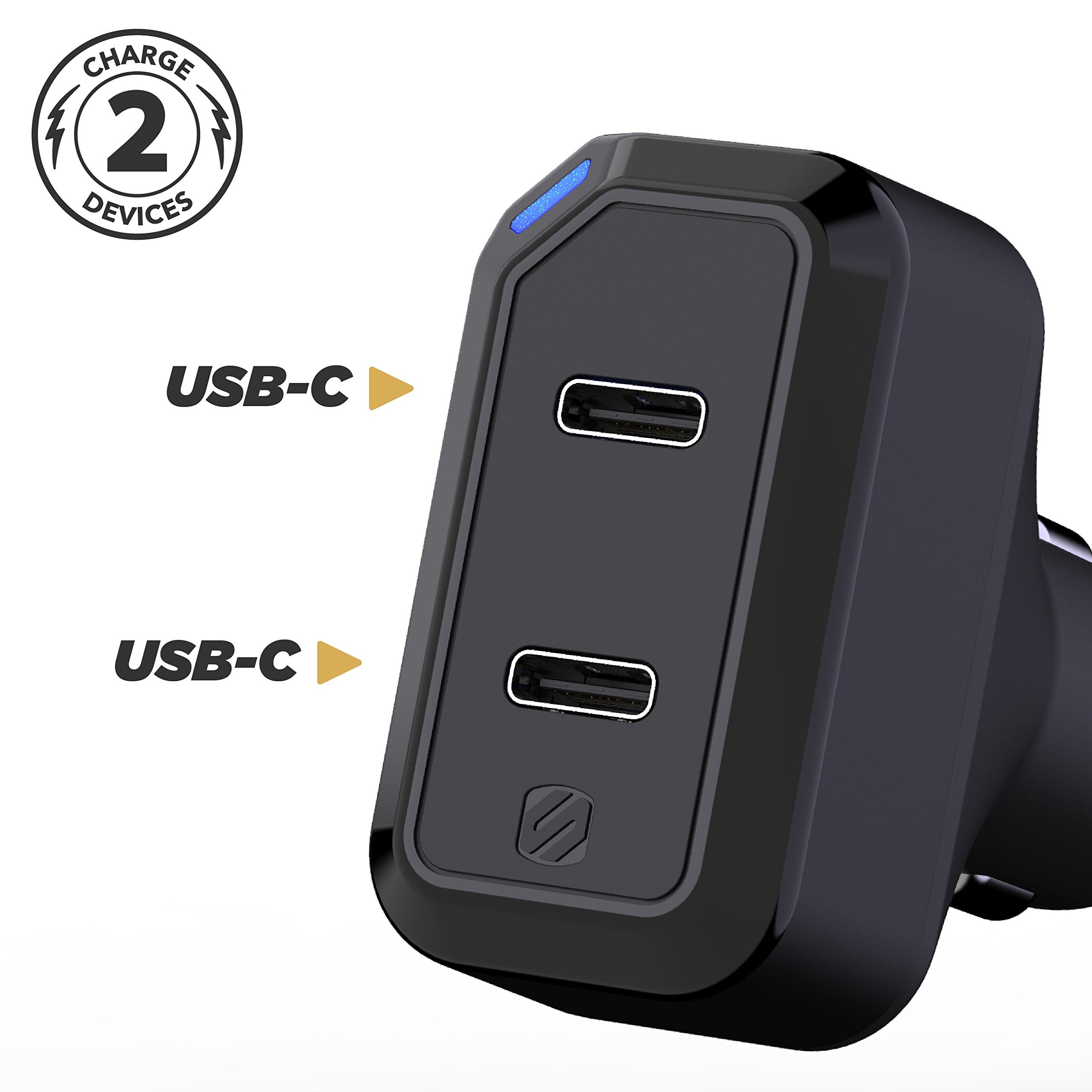 scosche usb c car charger