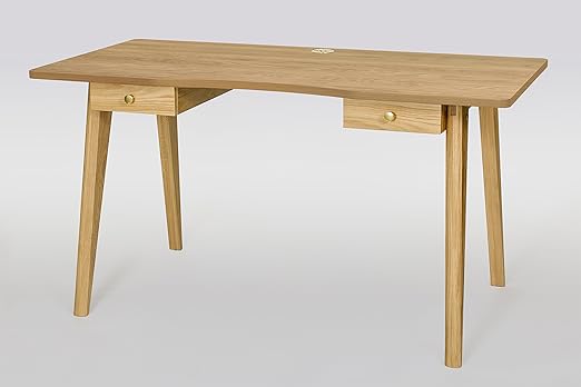 Woodman Desk Wood Mfc Oak 140 X 70 X 75 Cm Amazon Co Uk