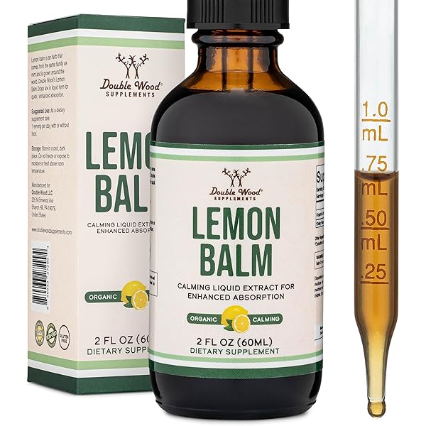 Amazon.com: Zazzee Organic Lemon Balm 10:1 Extract, 3000 mg