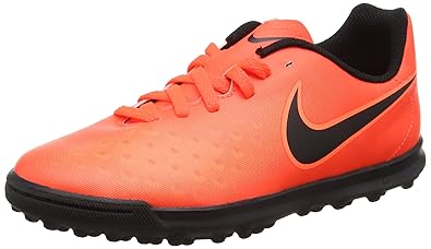 Nike MAGISTAX Finale II TF Turf Soccer Shoes Black Crimson