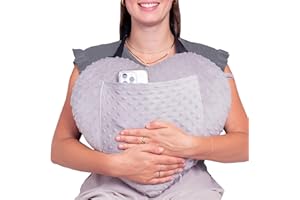 MOYOAMA Open Heart Surgery Pillow for Heart Surgery Recovery Gifts - After Bypass Surgery Must Haves, Gifts for Chest Surgery Recovery, Seatbelt Pillows for Post-Surgery, Shock Absorbing Chest Pillow