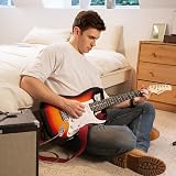 Donner 39 Inch Electric Guitar Starter Kit Sunburst HSS Pickup Bundle view 2